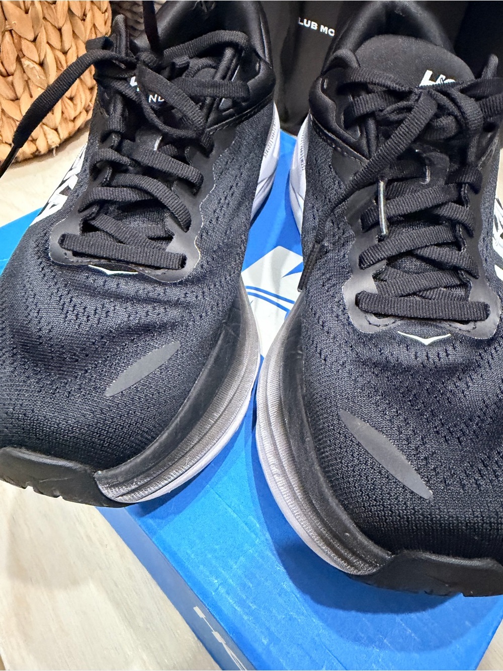 HOKA Bondi 8 Black Running Shoes Women’s Size 8.5B